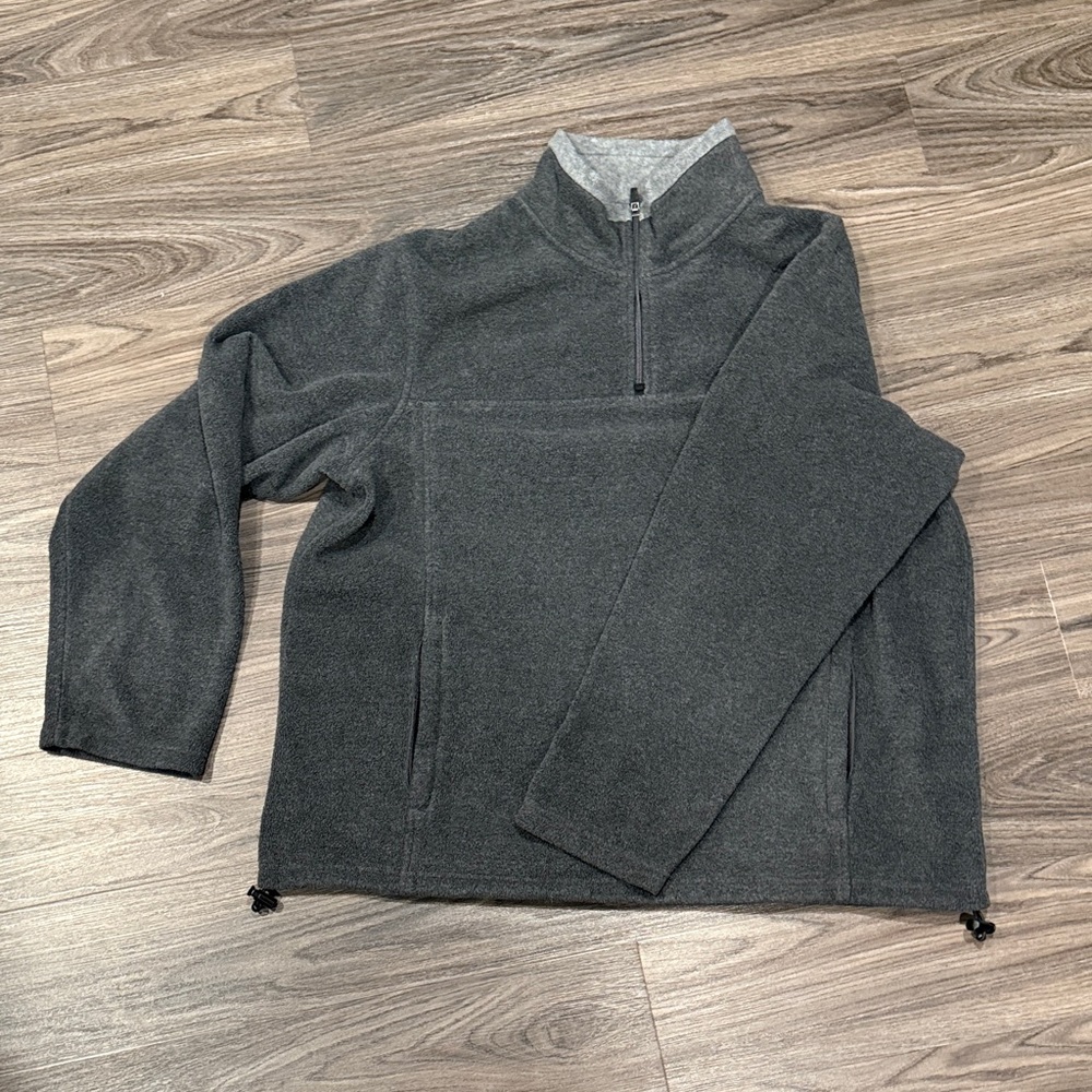 Tek Gear Men's Dark Gray Zip-Up Shirt